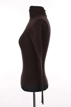 Pull Attic And Barn Marron en Viscose