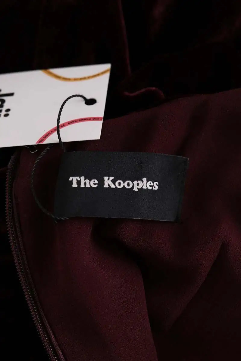 Robe The Kooples Bordeaux en Synthétique