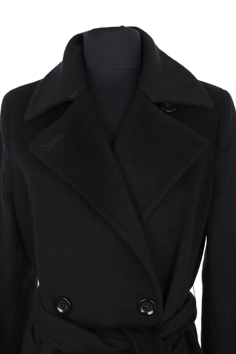 Manteau Max Mara Noir en Laine