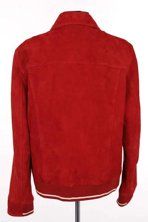 Veste Maison Sarah Lavoine Rouge en Cuir