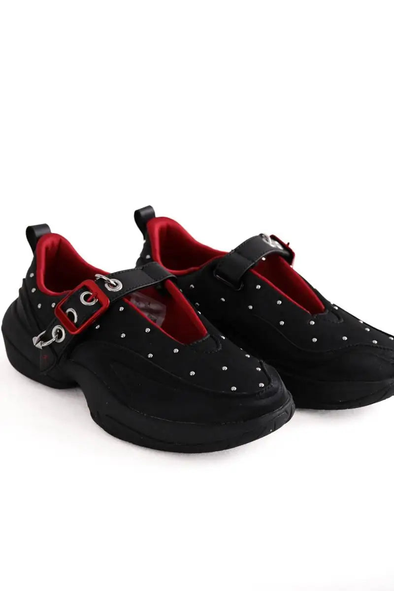 Baskets Nike Noir en Tissu