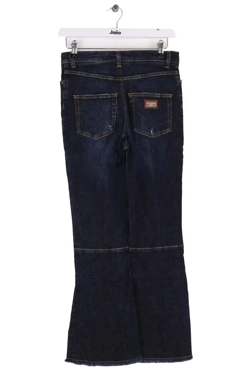 Jean bootcut Dolce & Gabbana Marine en Coton