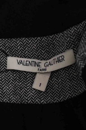 Blazer Valentine Gauthier Noir en Laine