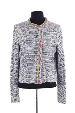 Veste Maje Bleu en Coton, taille S - Seconde Main