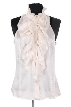 Top sans manche DMN Beige en Synthétique, taille S - Seconde Main