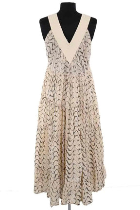 Robe Leon & Harper Ecru en Coton