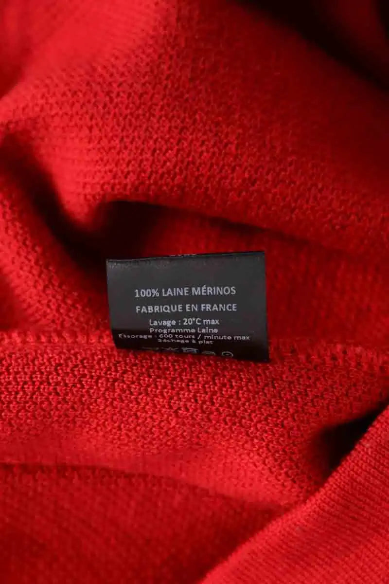 Cardigan Merci Rouge en Laine