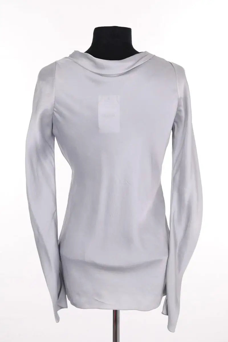 Blouse Yves Saint Laurent Gris en Soie