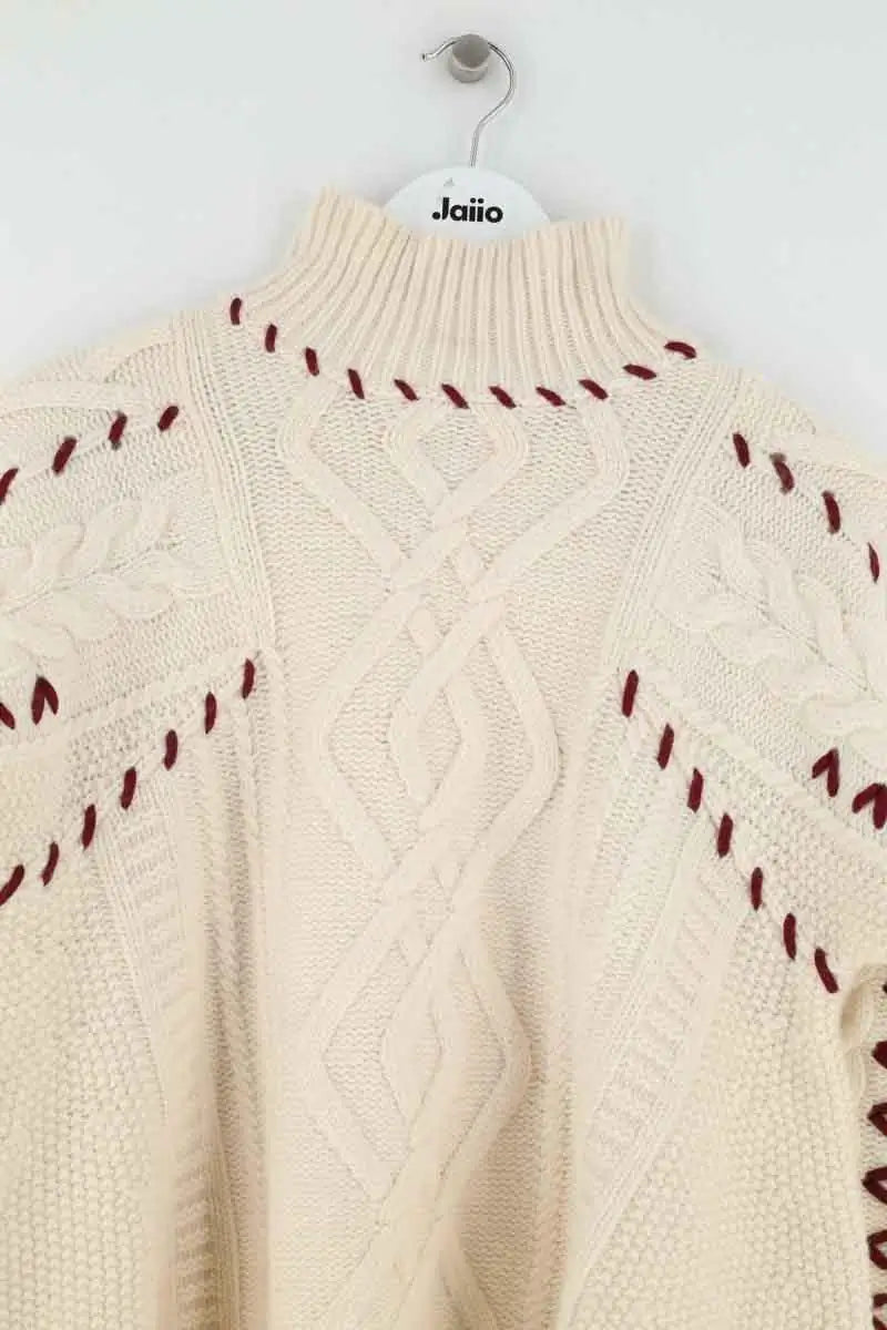 Pull Ba&Sh Ecru en Laine