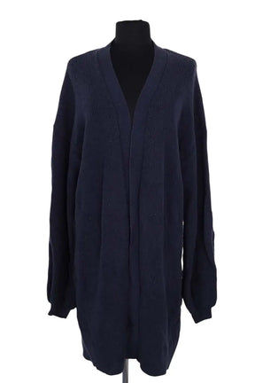 Gilet Tommy Hilfiger Marine en Coton, taille L - Seconde Main
