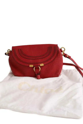 Sac à bandoulière Chloé Rouge en Cuir