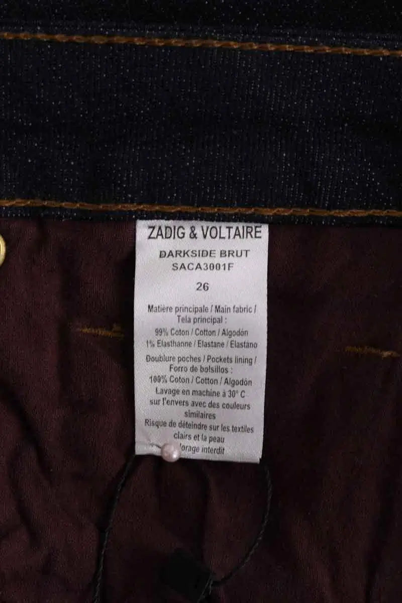 Jean slim Zadig & Voltaire Marine en Coton