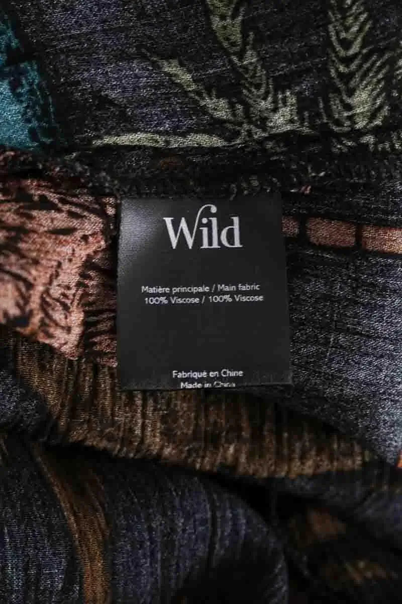 Robe Wild Marron en Viscose