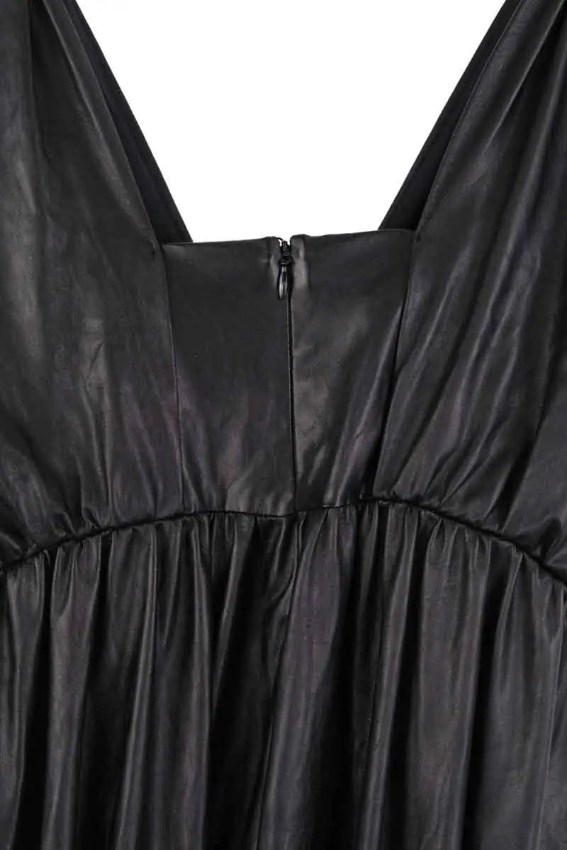 Robe Pinko Noir en Synthétique