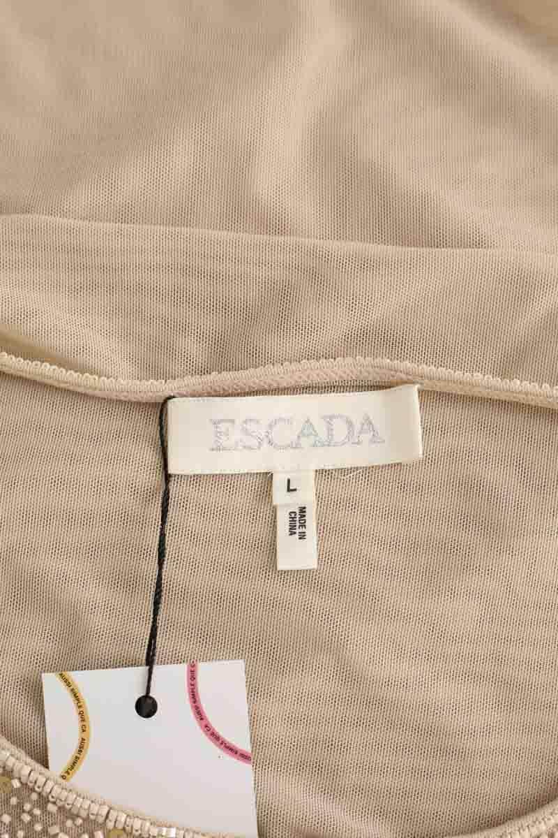 Top sans manche Escada  Beige