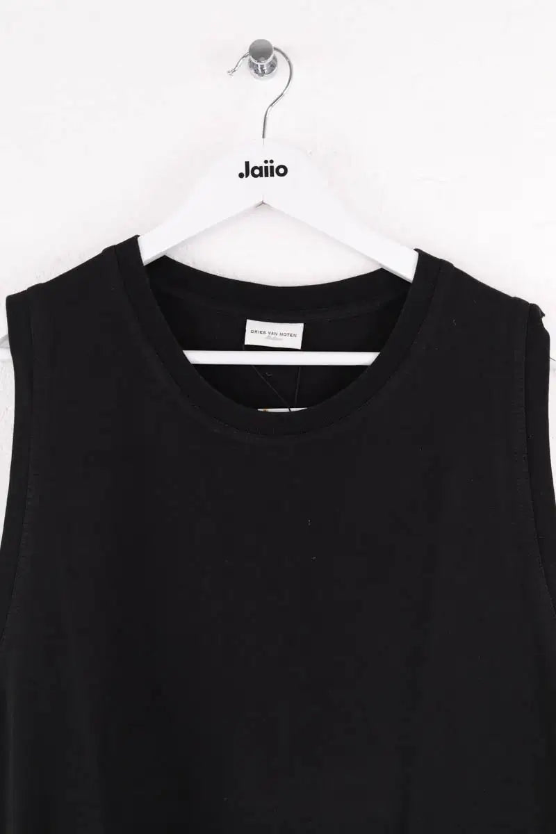 T-shirt Dries Van Noten Noir en Coton
