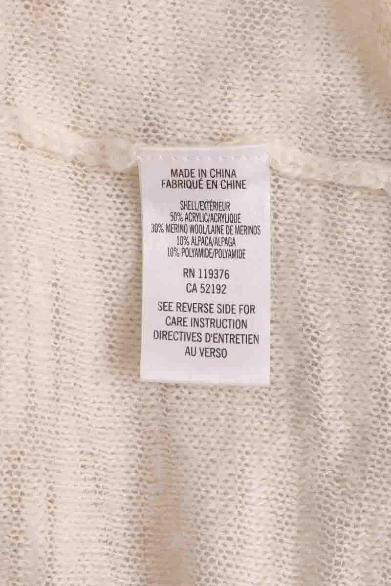 Cardigan Helmut Lang Beige en Synthétique
