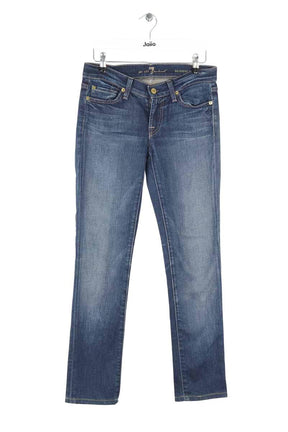 Slim 7 For All Mankind  Bleu