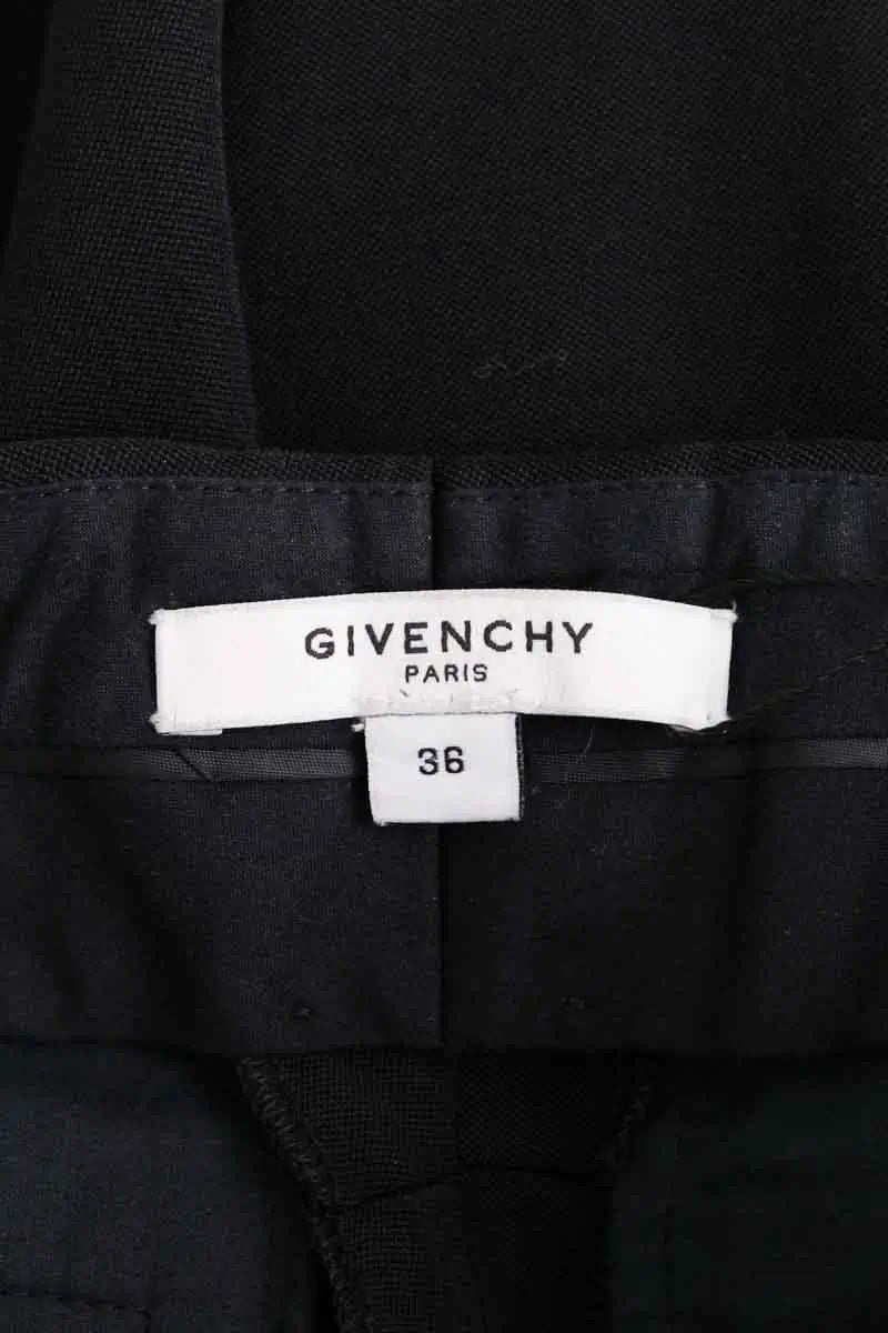 Pantalon droit Givenchy Noir en Laine
