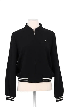 Veste Claudie Pierlot Noir en Synthétique, taille L - Seconde Main