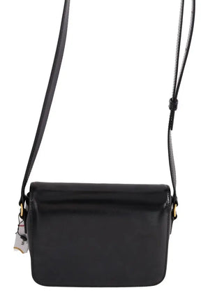 Sac à bandoulière Celine Triomphe Teen Noir en Cuir