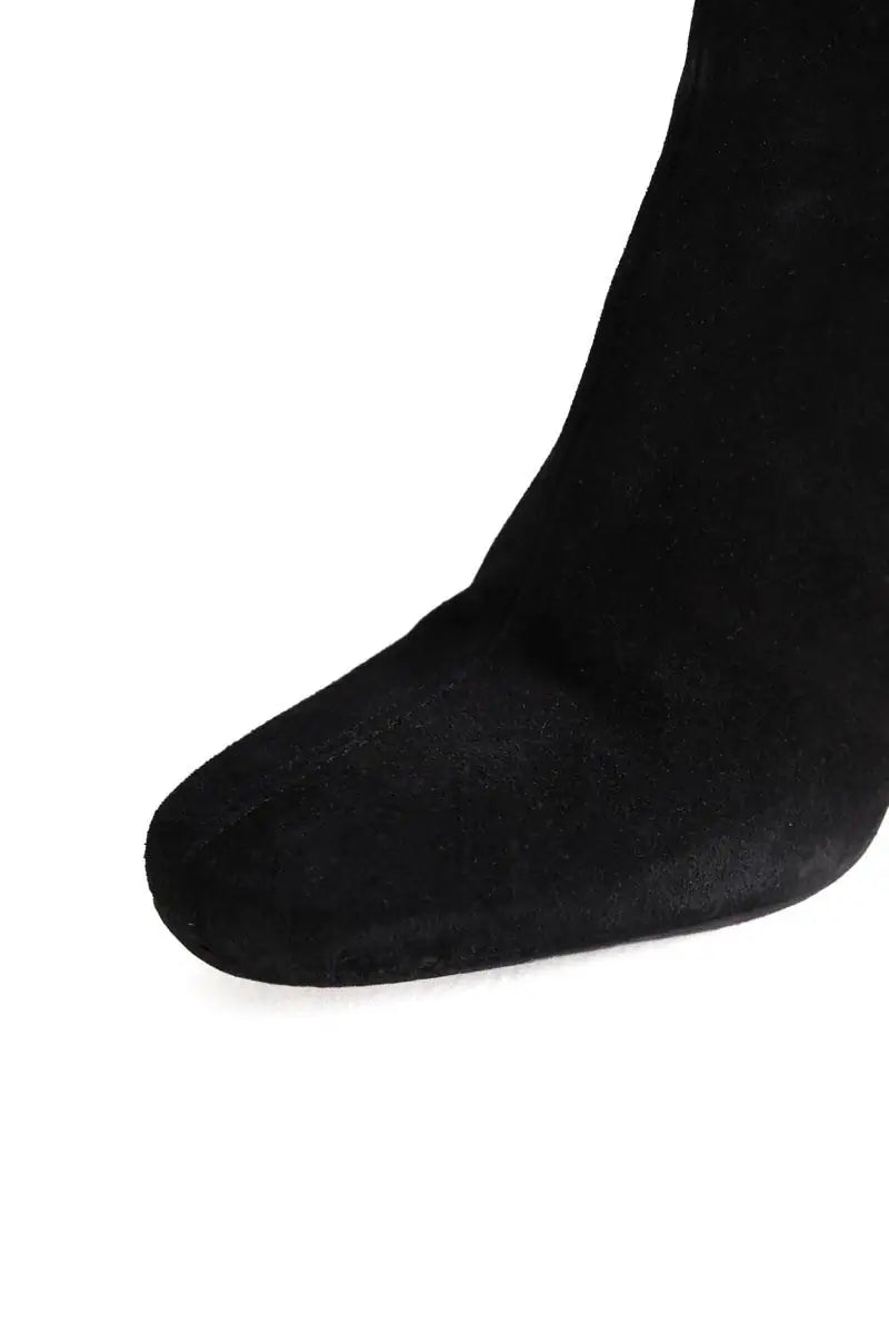 Boots Pinko Noir en Daim