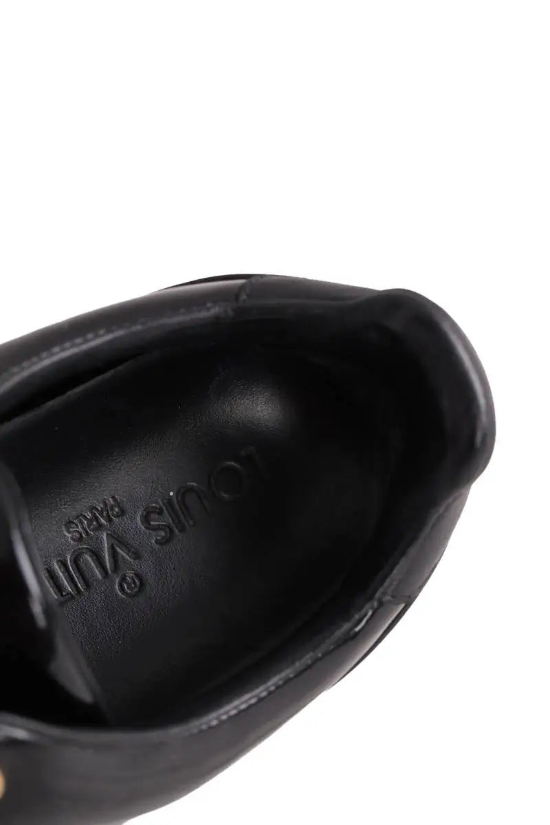 Baskets Louis Vuitton Noir en Cuir