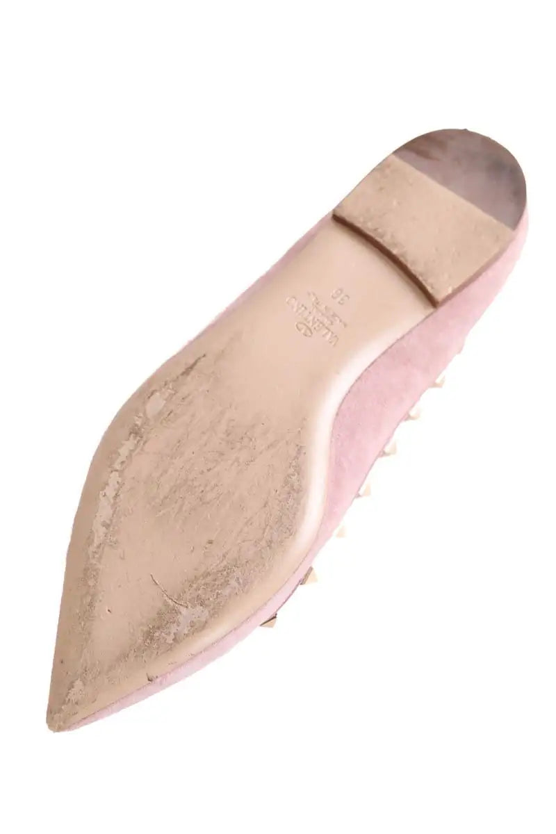 Ballerines Valentino Rose en Daim