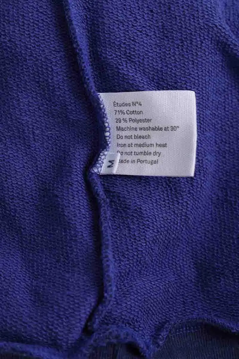 Sweatshirt Etudes Bleu en Coton