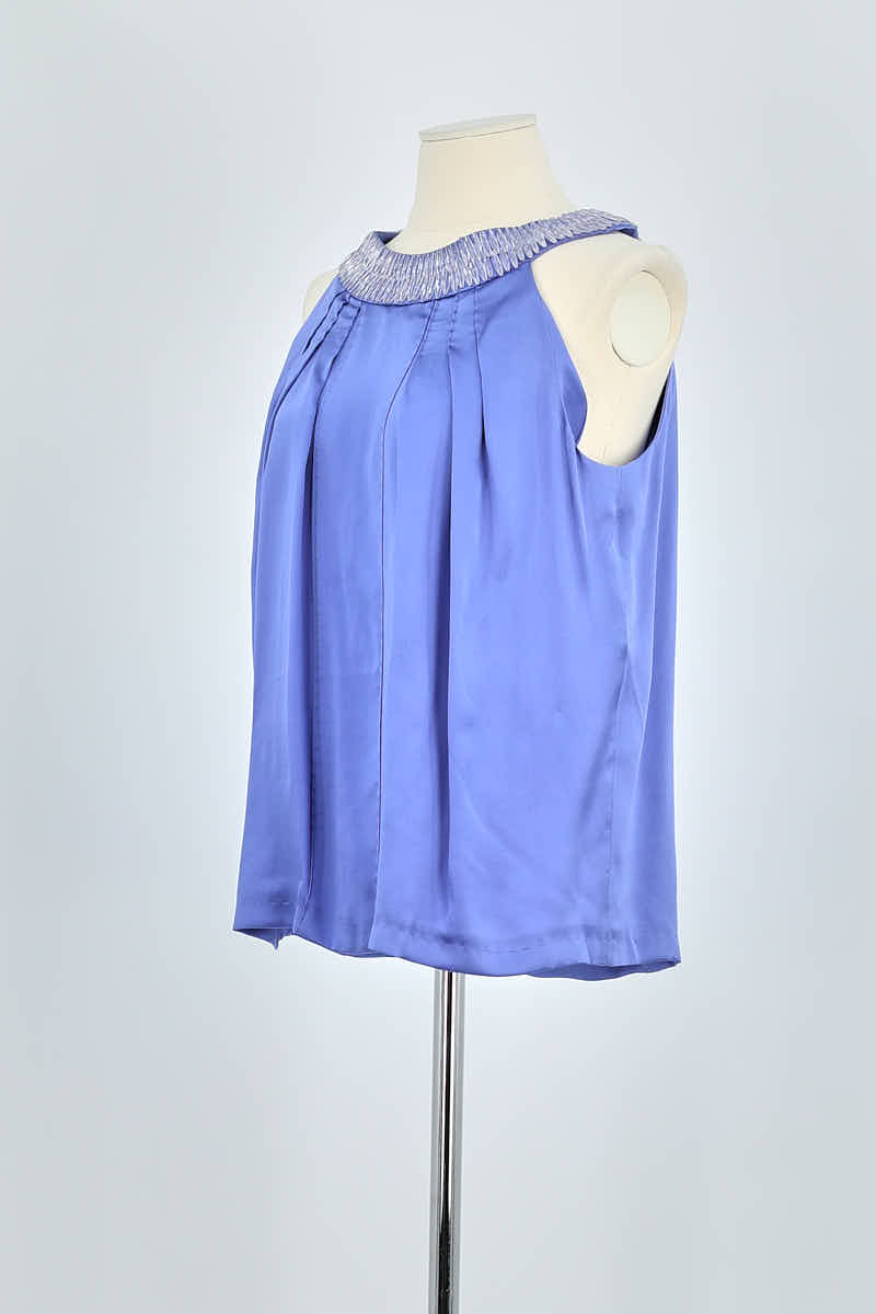 Tops sans manche Alberta Ferretti  Bleu
