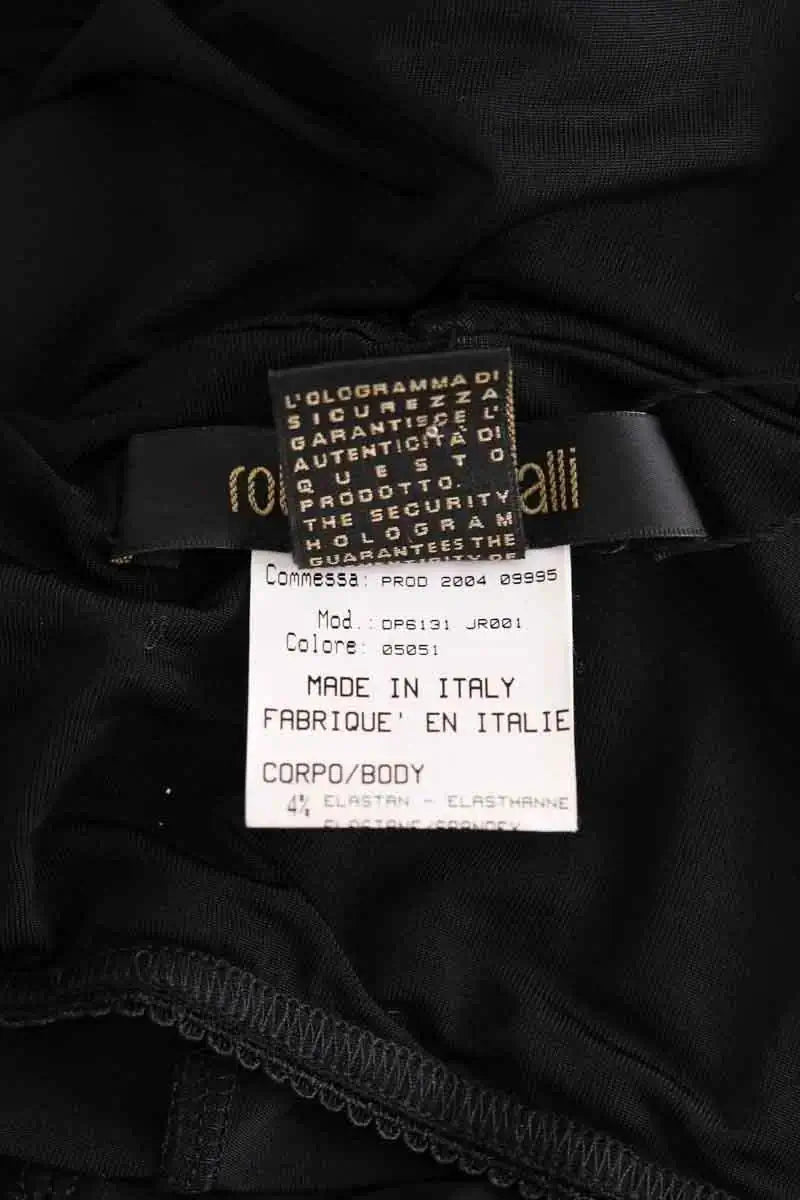Robe Roberto Cavalli Noir en Synthétique