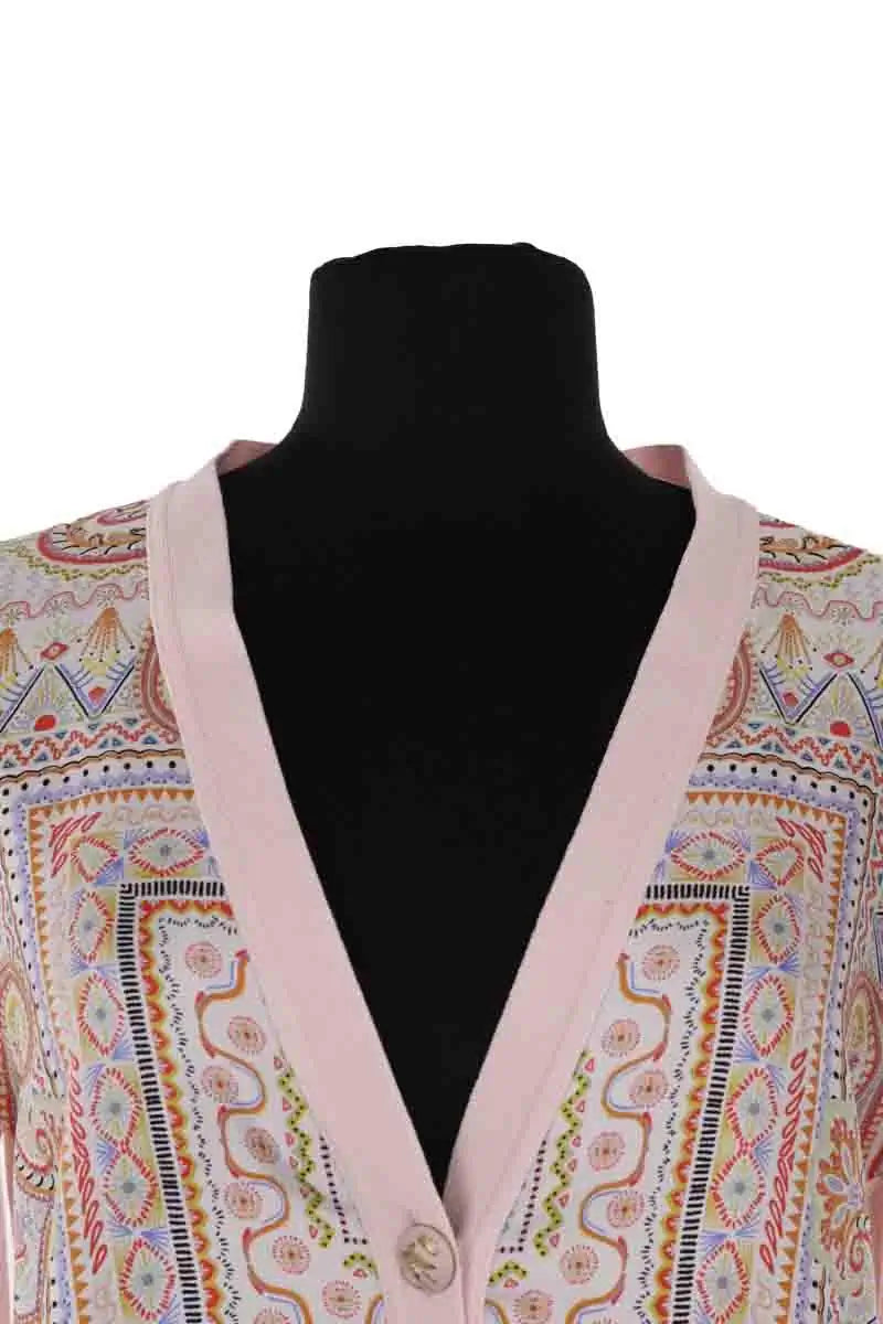 Cardigan Etro Rose en Coton