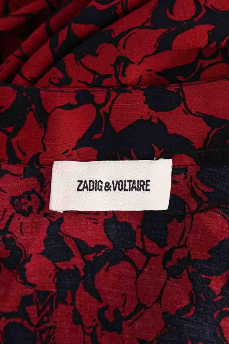 Robe Zadig & Voltaire Bordeaux en Viscose