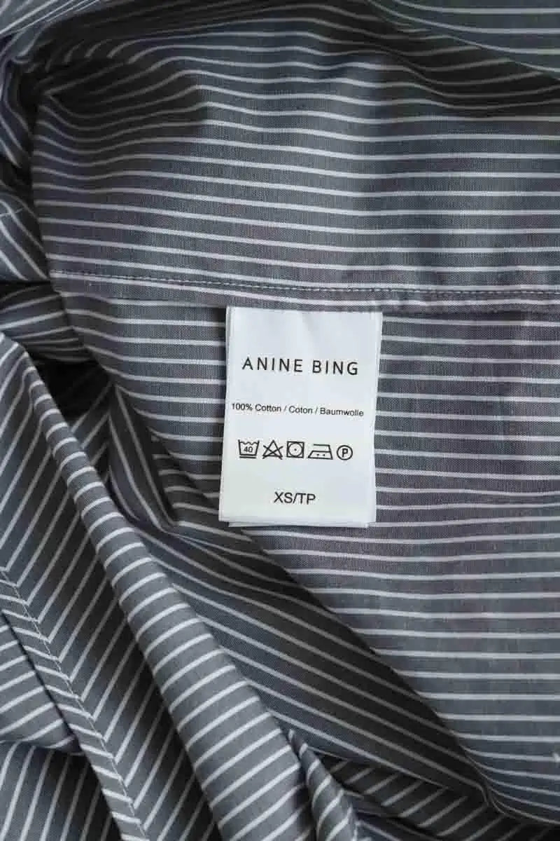 Chemise Anine Bing Gris en Coton