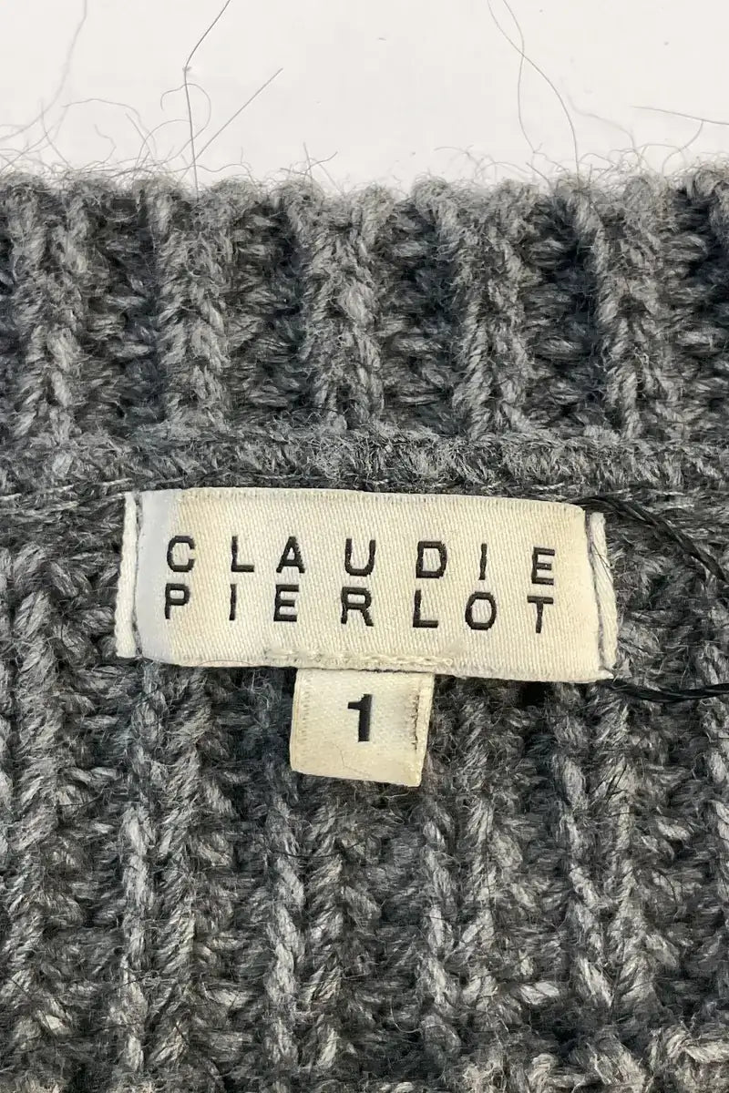 Pull Claudie Pierlot Anthracite en Laine