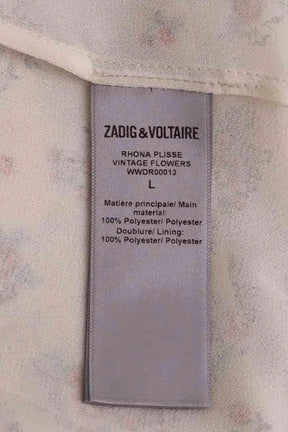 Robe Zadig & Voltaire Ecru en Synthétique