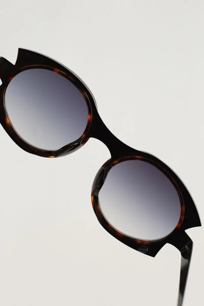 Lunettes de soleil Theo Flores  Marron