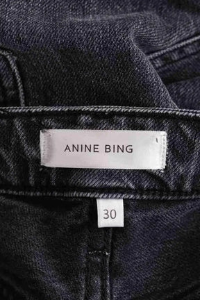 Jean slim Anine Bing Noir en Coton