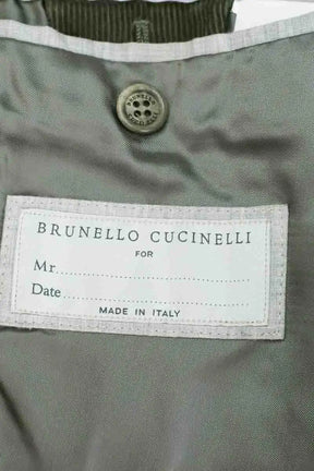 Veste Brunello Cucinelli Kaki en Coton