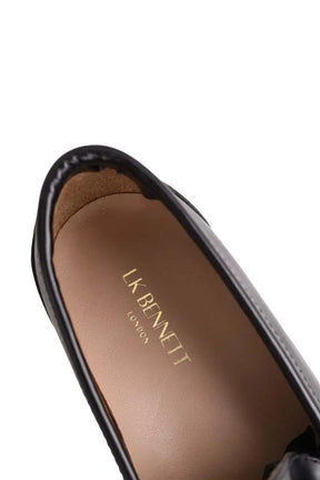 Mocassins LK Bennett Manon Noir en Cuir