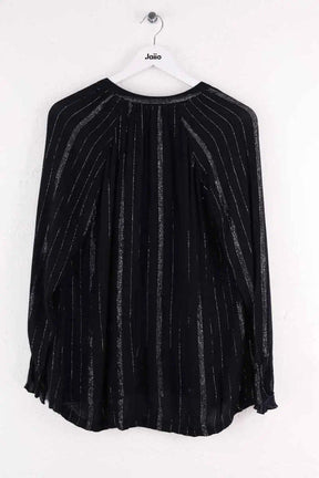 Blouse Leon & Harper Noir en Cachemire