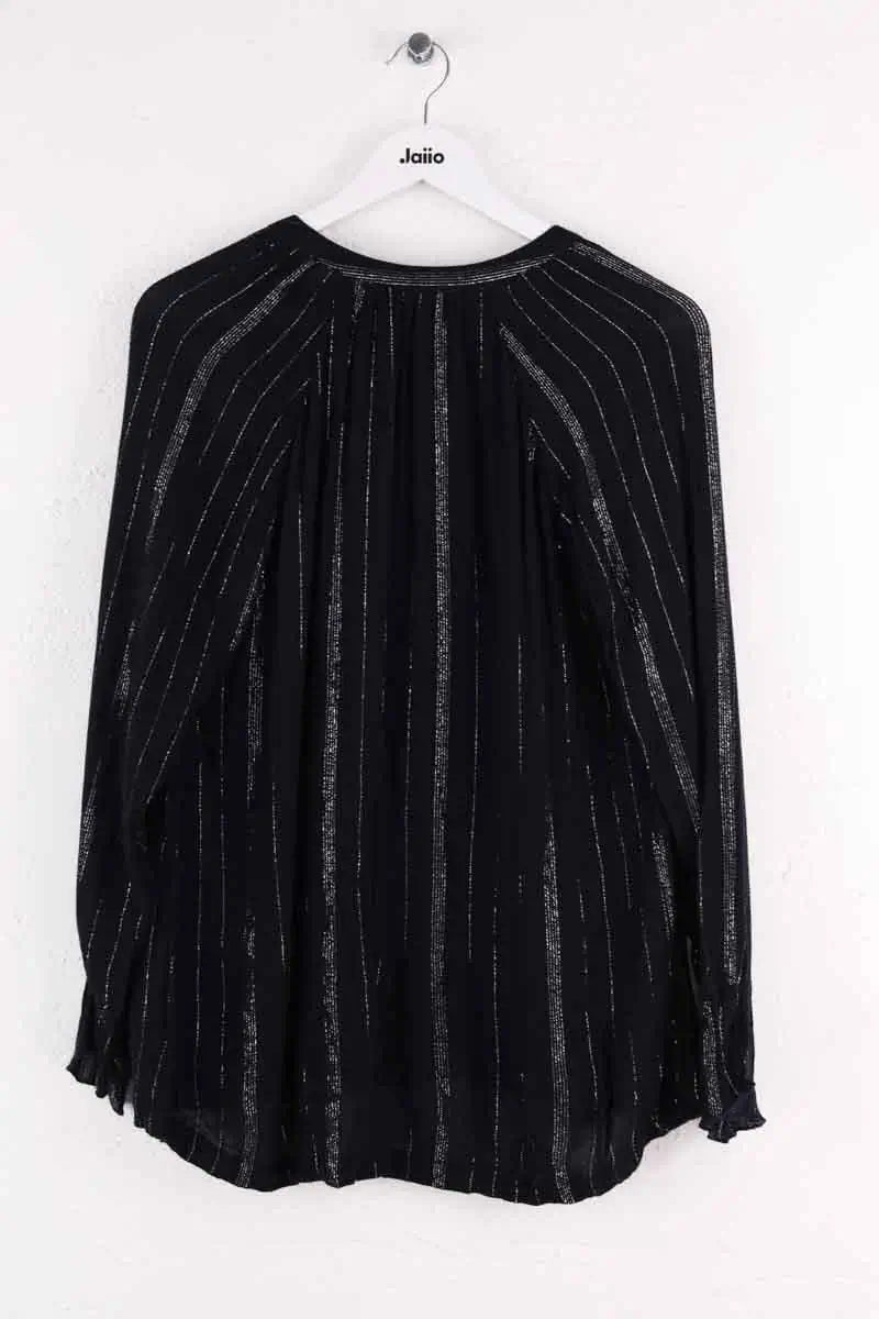 Blouse Leon & Harper Noir en Cachemire