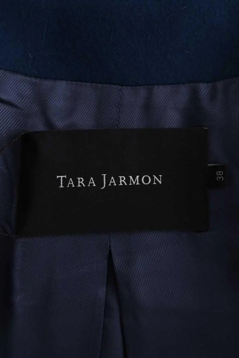 Manteau en laine vierge Tara Jarmon Bleu en Laine