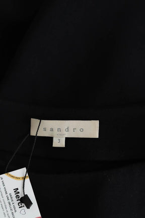 Mi-longueur Sandro  Noir
