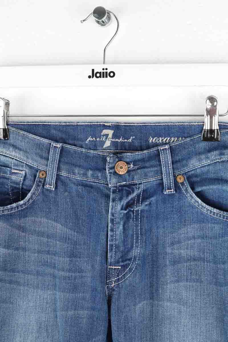 Slim 7 For All Mankind  Bleu