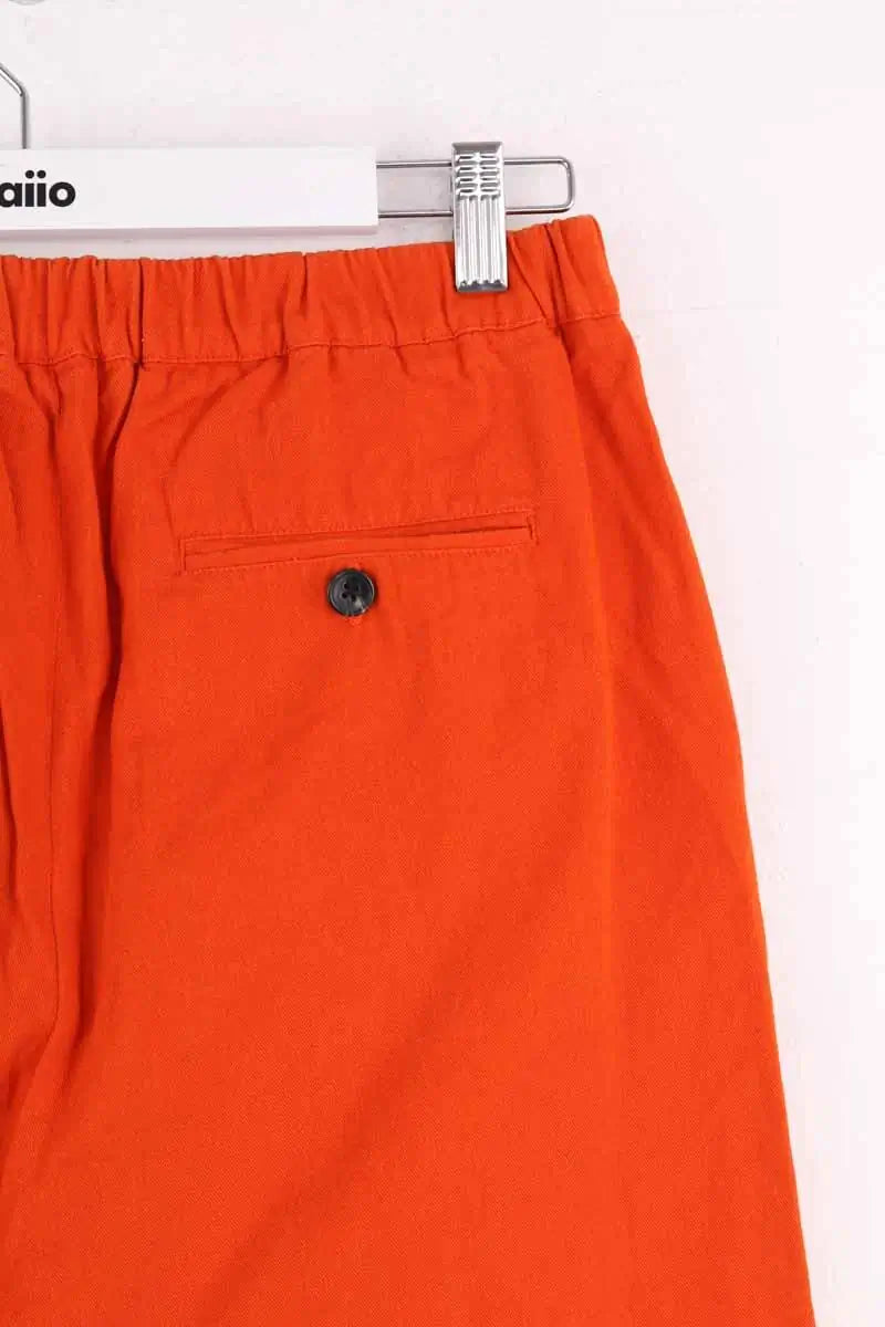 Pantalon Leon & Harper Orange en Coton