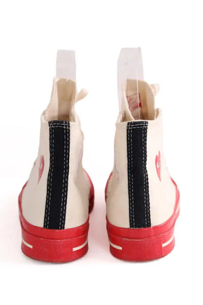 Baskets Comme Des Garçons Beige en Tissu