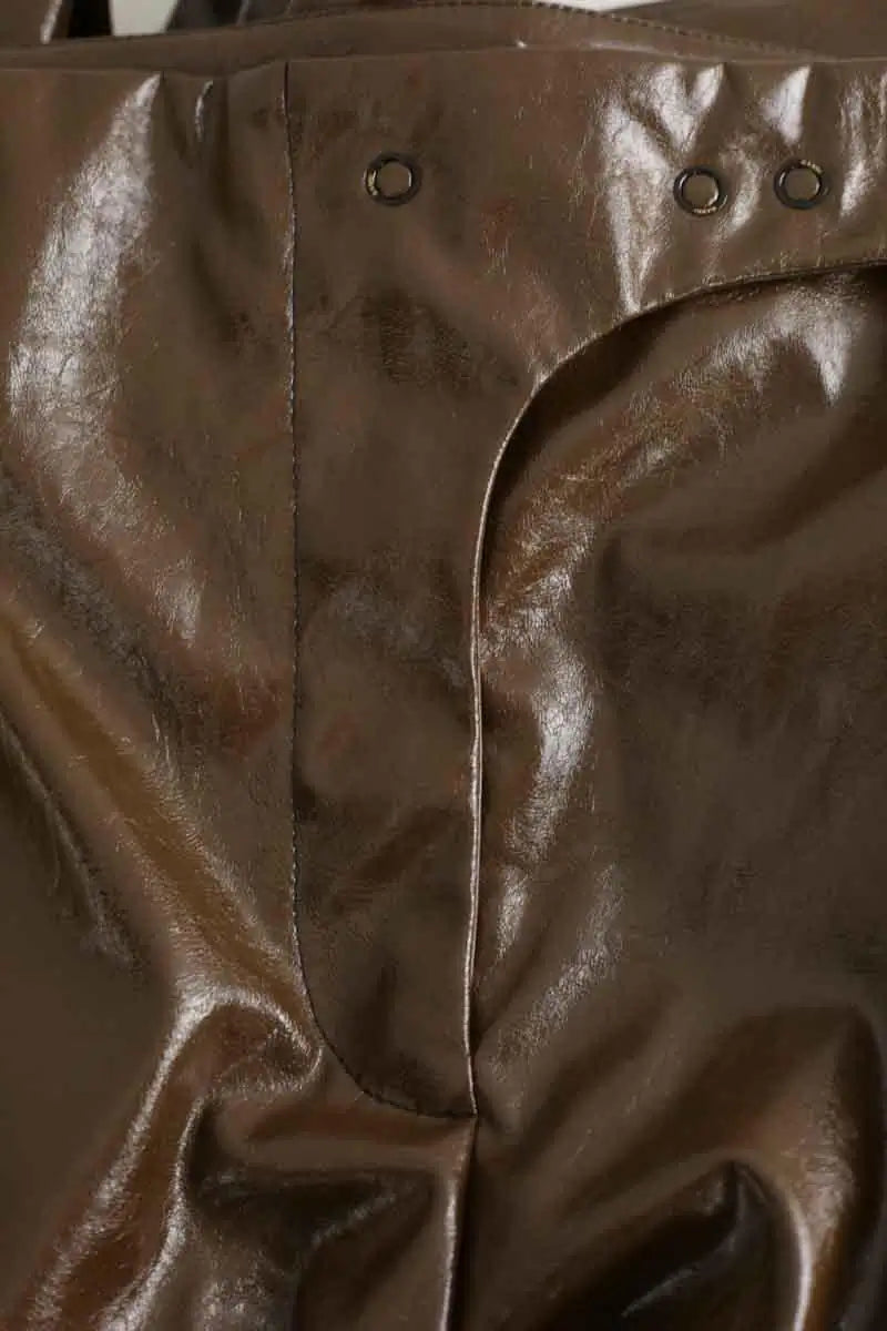 Pantalon large Ganni  Marron