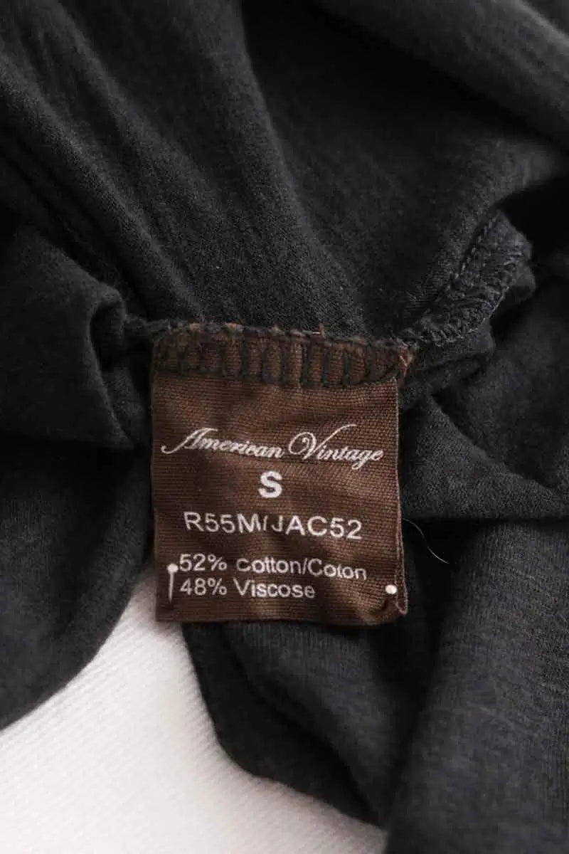 T-shirt American Vintage Anthracite en Coton