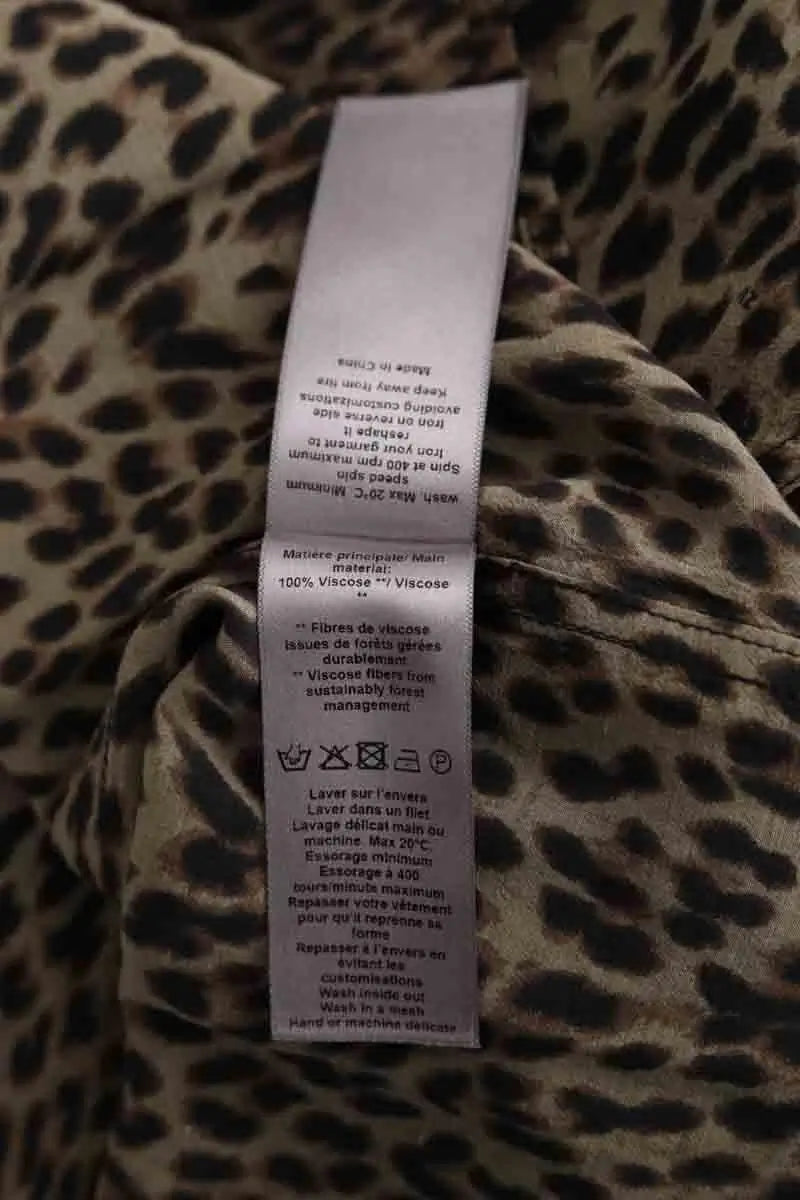 Chemise Zadig & Voltaire Kaki en Viscose
